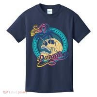 Dead In Paradise Tropical Skull Kids T-Shirt thumb 0