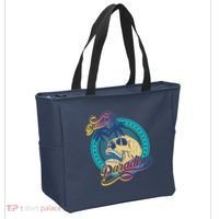 Dead In Paradise Tropical Skull Tote Bag thumb 2