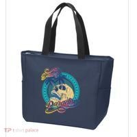 Dead In Paradise Tropical Skull Tote Bag thumb 3