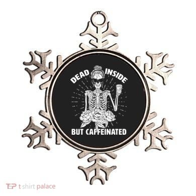 Dead Inside But Caffeinated Ornament