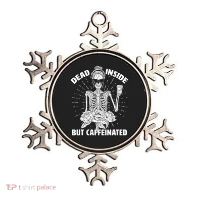 Dead Inside But Caffeinated Ornament