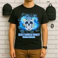 Dead Pancreas Society Diabetes Awareness Sugar Skull T-Shirt thumb 6
