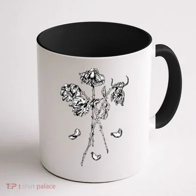 Dead Roses Coffee Mug back