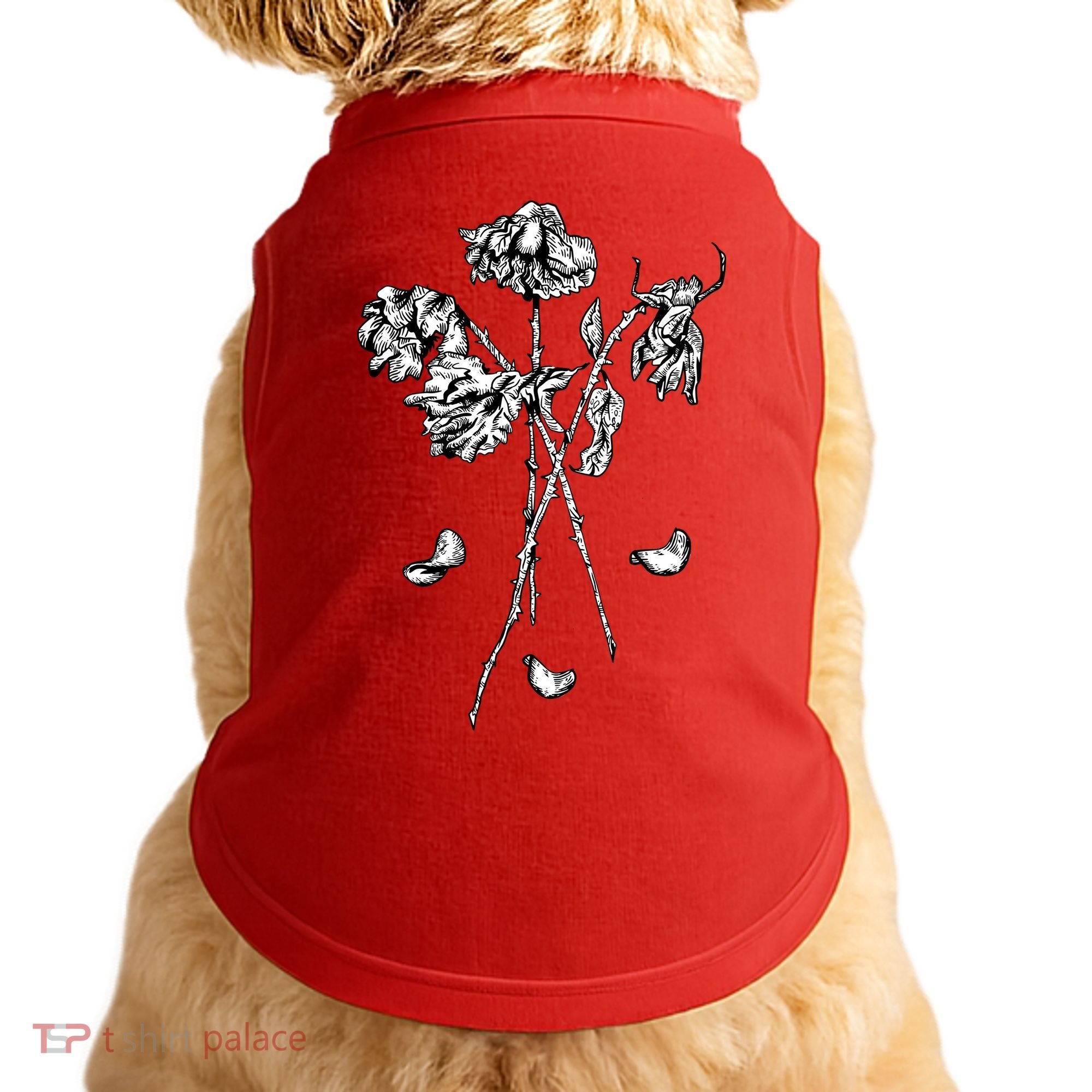 Dead Roses Doggie Tank