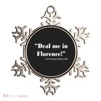 Deal Me In Florence Funny Nurse Ornament thumb 0