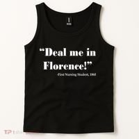 Deal Me In Florence Funny Nurse Tank Top thumb 2