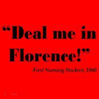 Deal Me In Florence Funny Nurse Santa Hat thumb 1