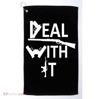 Deal With It Golf Towel
