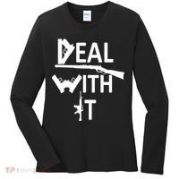 Deal With It Women's Long Sleeve Shirt thumb 0
