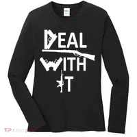Deal With It Women's Long Sleeve Shirt thumb 0