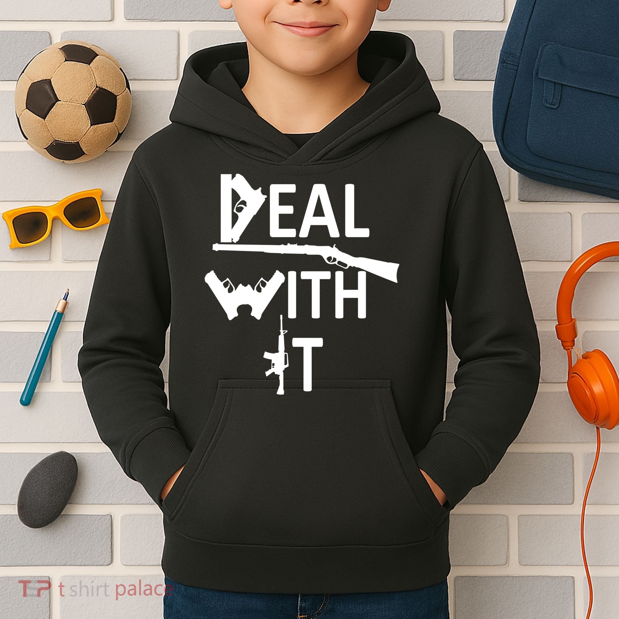 Deal With It Kids Hoodie