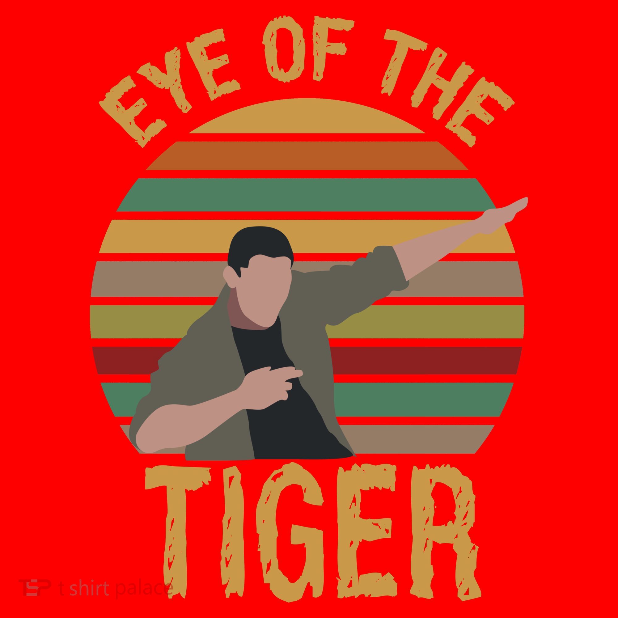 Dean Eye of the Tiger Santa Hat