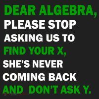 Dear Algebra Find Your X And Don't Tell Y Beanie thumb 2