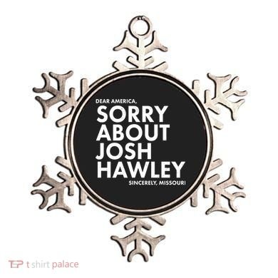 Dear America Sorry About Josh Hawley Sincerely Missouri  Ornament