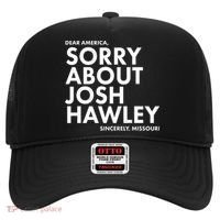Dear America Sorry About Josh Hawley Sincerely Missouri  Hat thumb 0