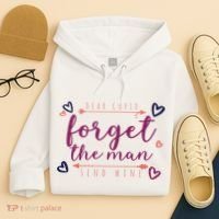 Dear Cupid Forget The Man Send Wine Hoodie thumb 4