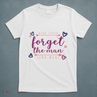 Dear Cupid Forget The Man Send Wine T-Shirt thumb 5