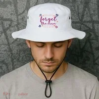 Dear Cupid Forget The Man Send Wine Bucket Hat thumb 2