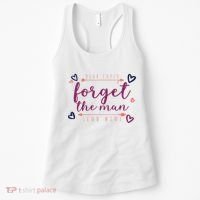 Dear Cupid Forget The Man Send Wine Women's Tank Top thumb 0