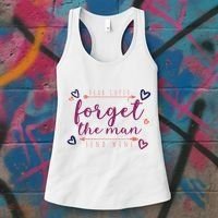 Dear Cupid Forget The Man Send Wine Women's Tank Top thumb 3