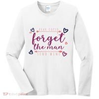 Dear Cupid Forget The Man Send Wine Women's Long Sleeve Shirt thumb 0