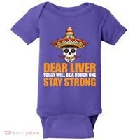 Dear Liver Today Will Be A Rough One Stay Strong1 Baby Bodysuit thumb 0
