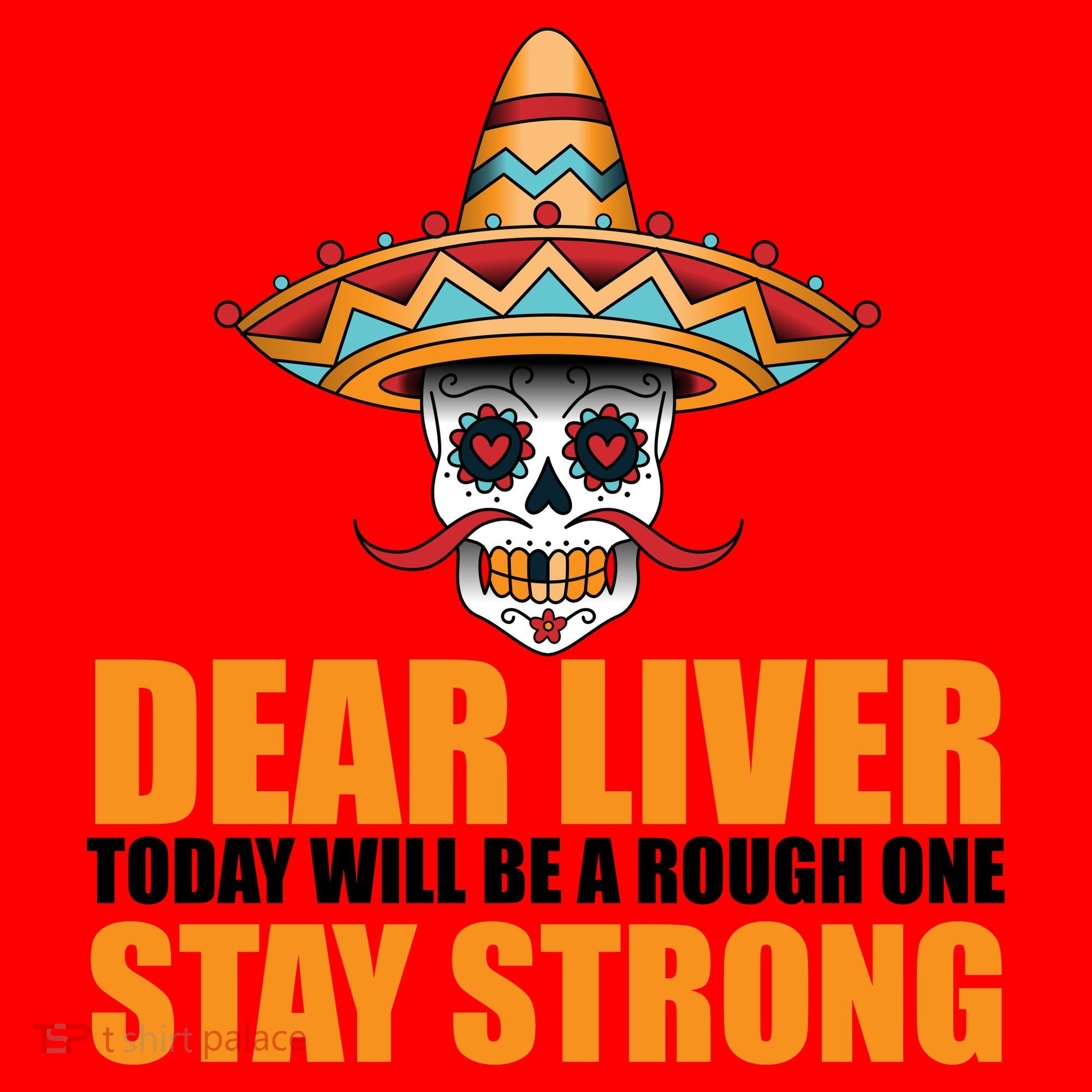 Dear Liver Today Will Be A Rough One Stay Strong1 Santa Hat