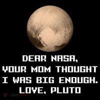 Dear NASA Your Mom Though I Was Big Enough Love Pluto Kids Sweatshirt thumb 2