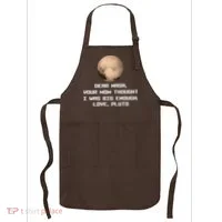Dear NASA Your Mom Though I Was Big Enough Love Pluto Apron thumb 0