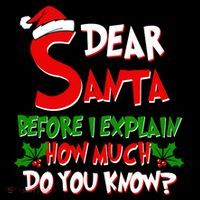 Dear Santa Before I Explain How Much Do You know Visor thumb 3