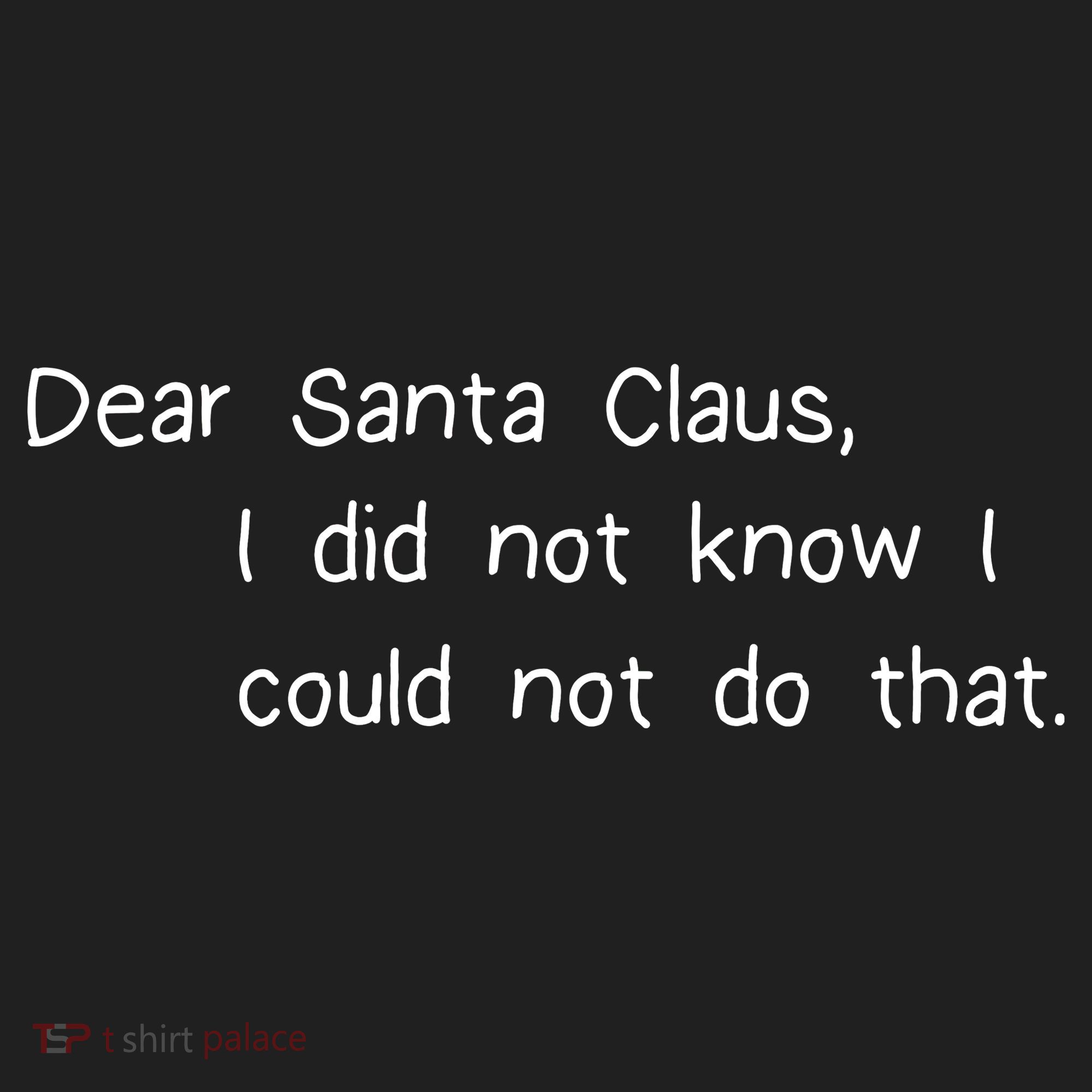 Dear Santa Claus I Did Not Know I Could Not Do That Women's Sweatshirt