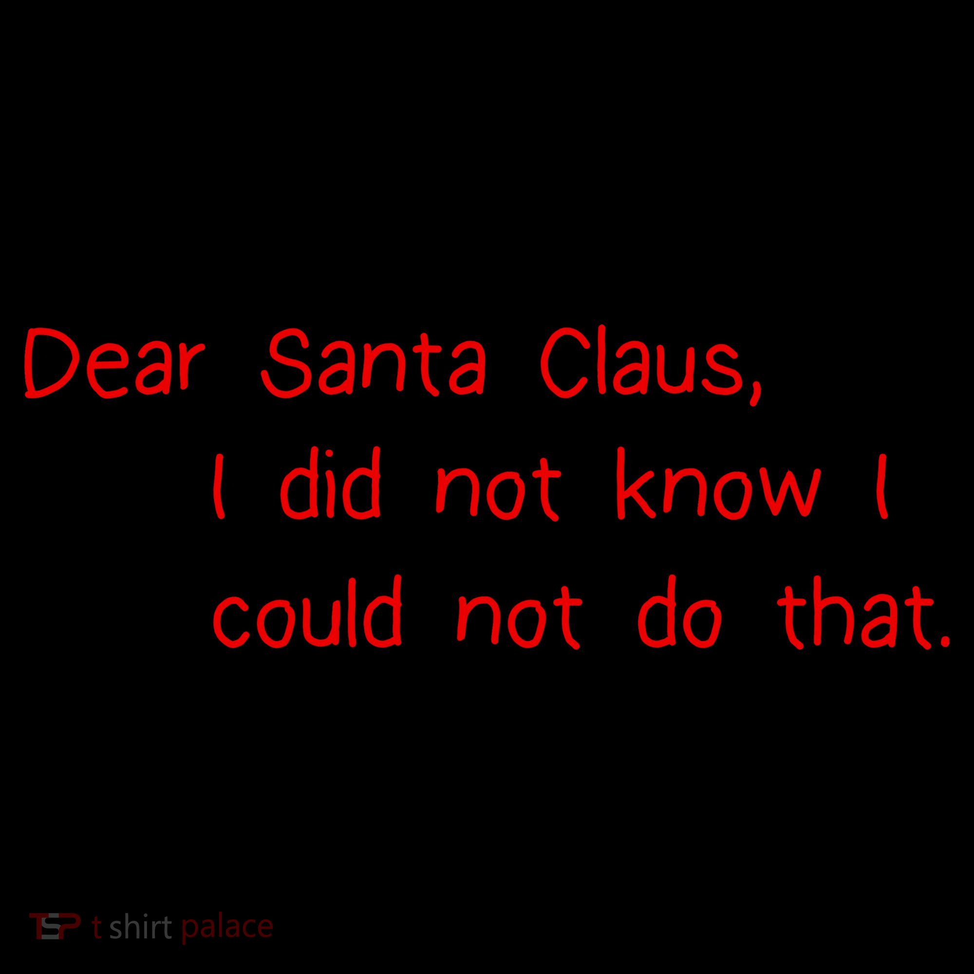Dear Santa Claus I Did Not Know I Could Not Do That Coffee Mug