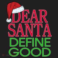 Dear Santa Define Good Funny Christmas Beanie thumb 2
