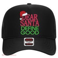 Dear Santa Define Good Funny Christmas Hat thumb 0