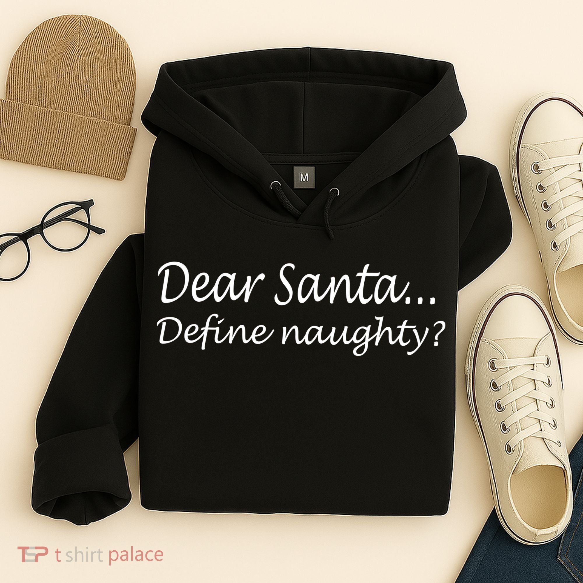 Dear Santa Define Naughty Hoodie