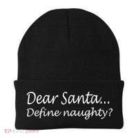 Dear Santa Define Naughty Beanie thumb 0