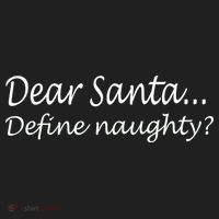 Dear Santa Define Naughty Beanie thumb 2