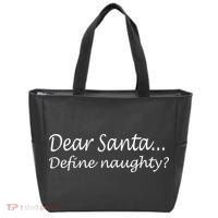 Dear Santa Define Naughty Tote Bag thumb 0