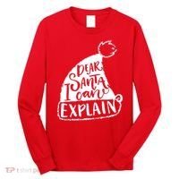 Dear Santa I Can Explain Long Sleeve Shirt thumb 0
