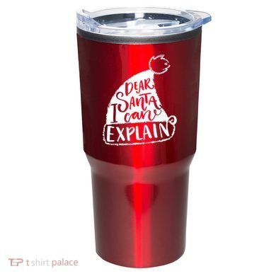 Dear Santa I Can Explain Tumbler