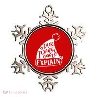 Dear Santa I Can Explain Ornament thumb 0