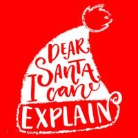 Dear Santa I Can Explain Ornament thumb 1