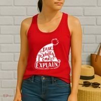Dear Santa I Can Explain Women's Tank Top thumb 2