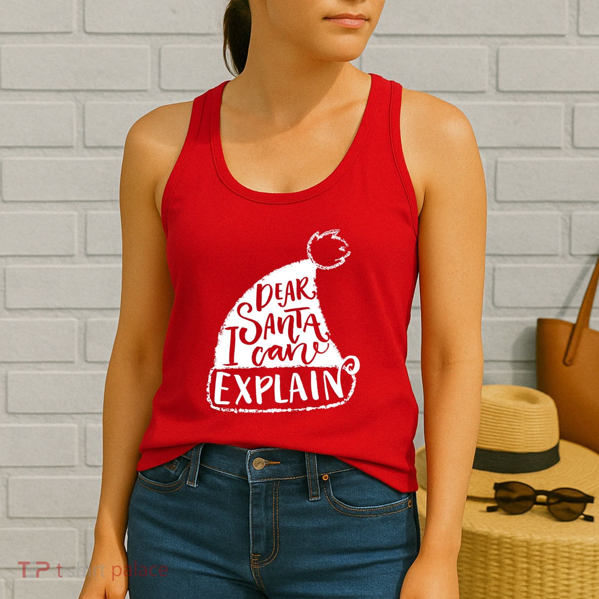 Dear Santa I Can Explain Women's Tank Top