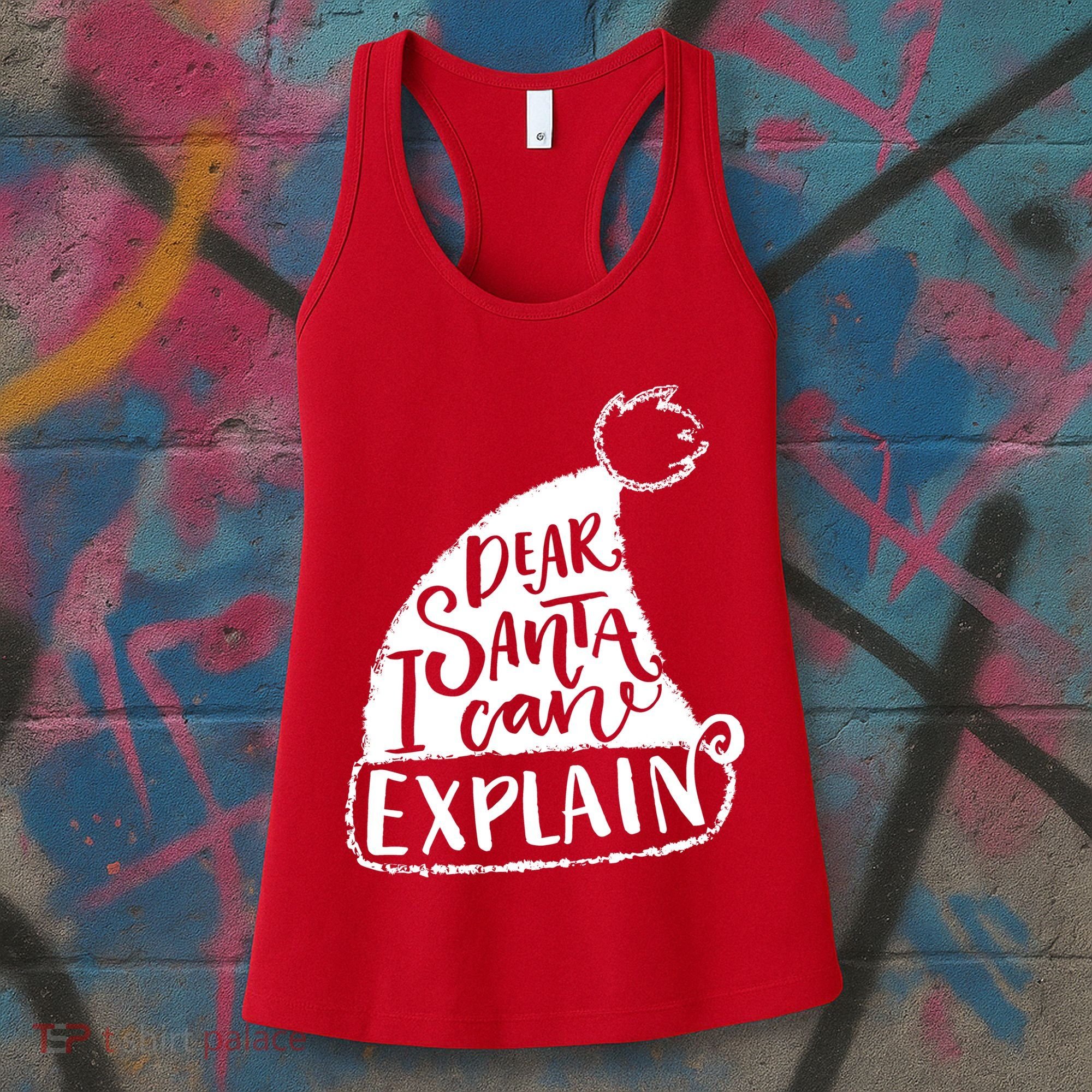 Dear Santa I Can Explain Women's Tank Top