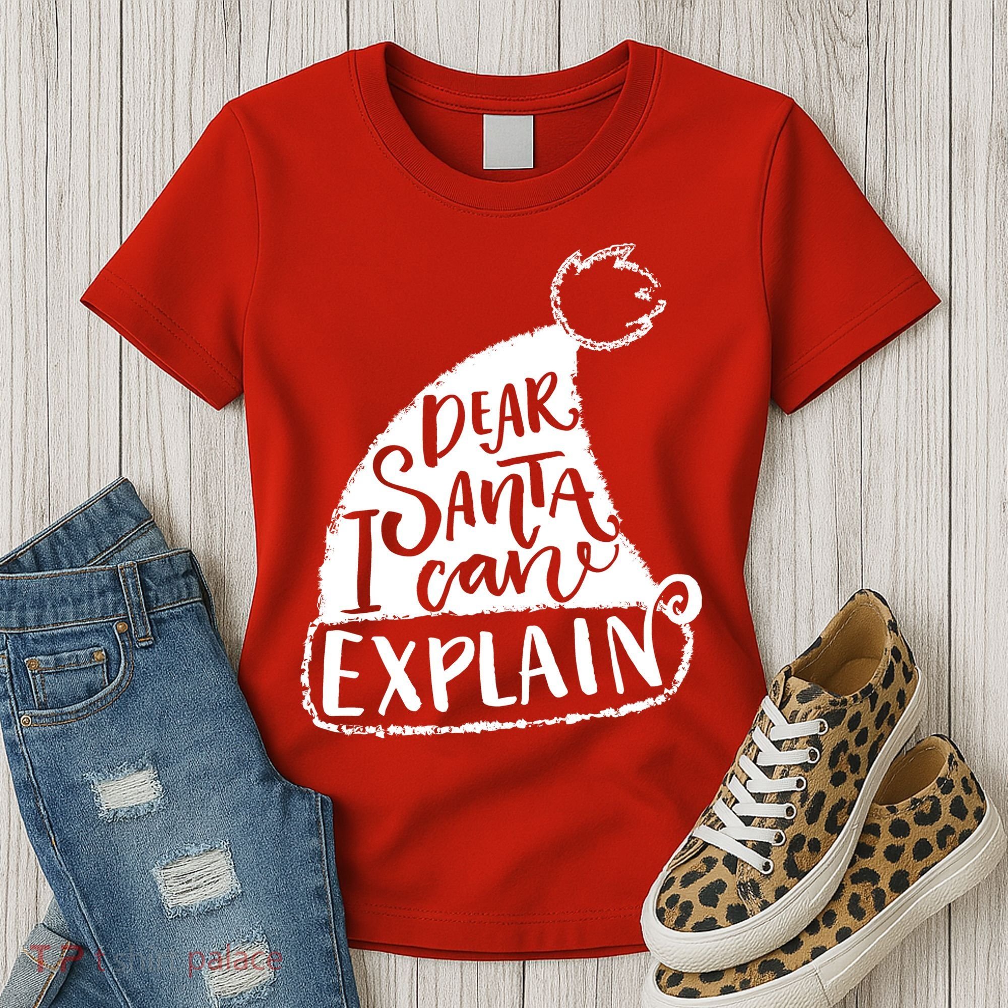Dear Santa I Can Explain Women's T-Shirt