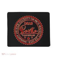 Dear Santa I Can Explain Christmas Emblem Mousepad thumb 0