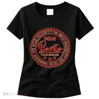 Dear Santa I Can Explain Christmas Emblem Women's T-Shirt thumb 0