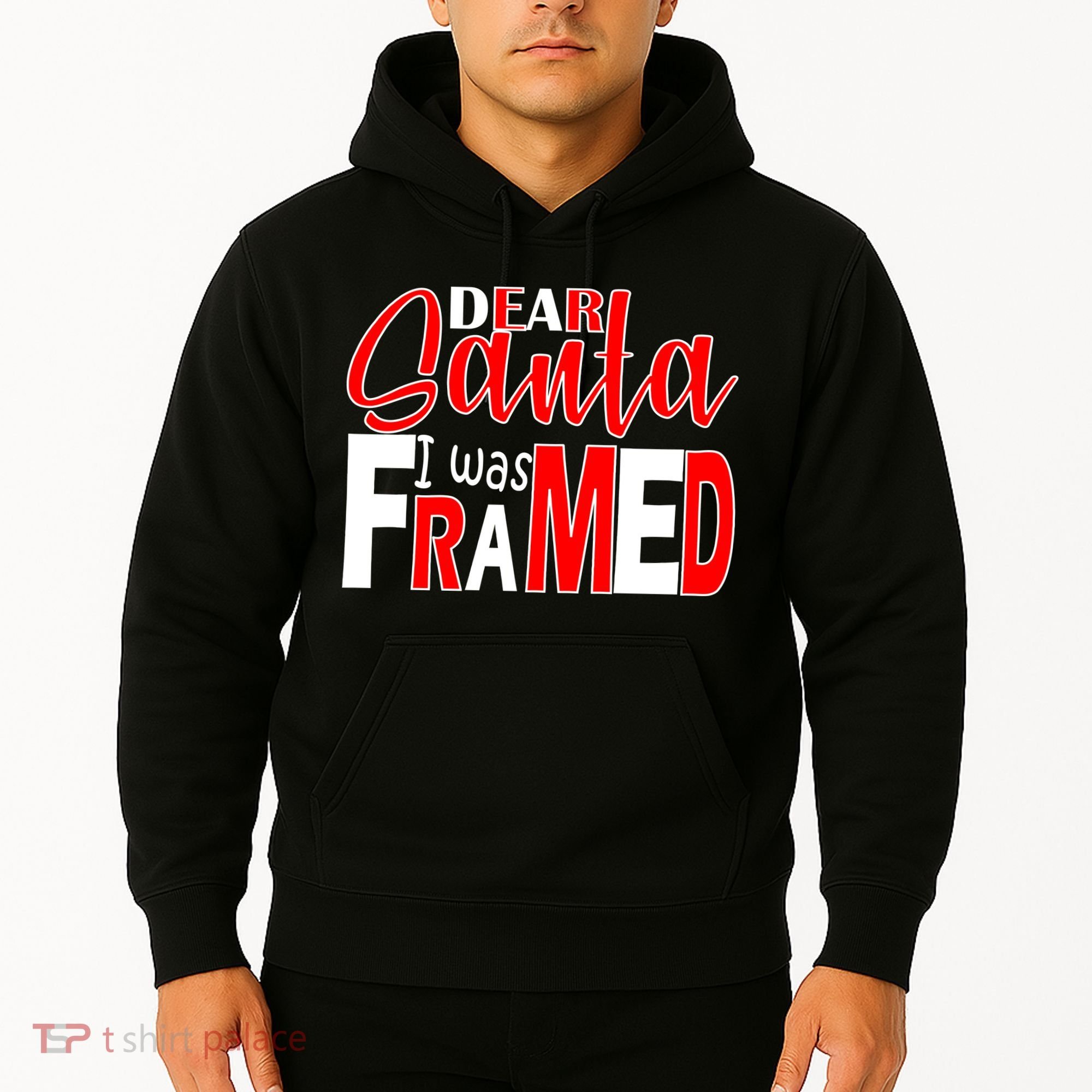 Dear Santa I Was FRAMED Hoodie