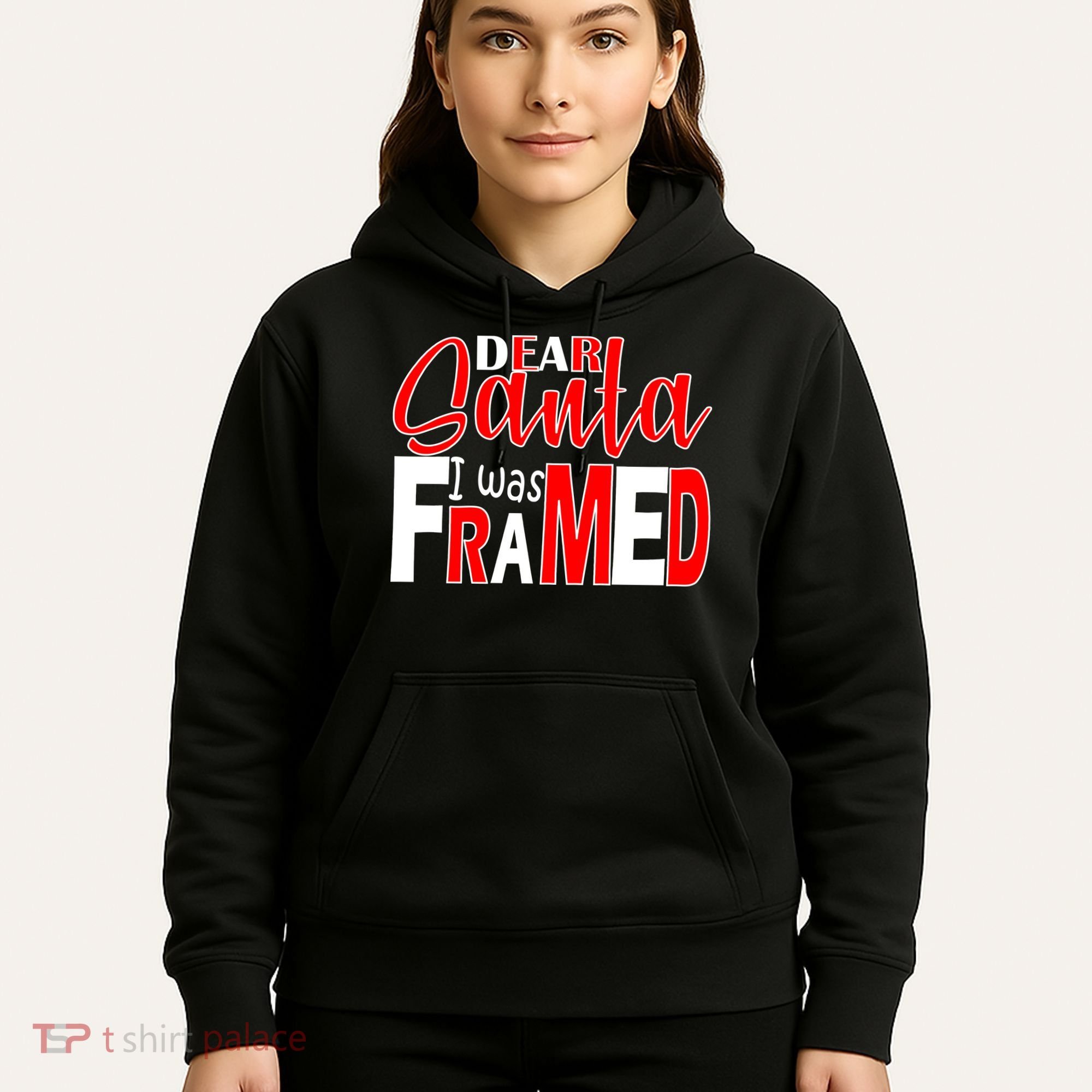 Dear Santa I Was FRAMED Hoodie
